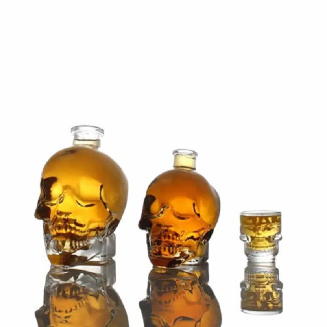 Skull Vodka Bottle