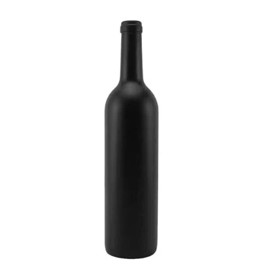 750ml Black Matte Wine Bottles